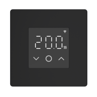 Терморегулятор Іn-Therm  PWT 030 SL BLACK MATTE  (Сумісний з рамками Schneider Unica. legrand Valena)