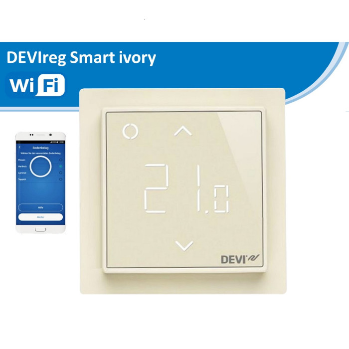 Wi-FI Терморегулятор Devireg Smart (Бежевий)