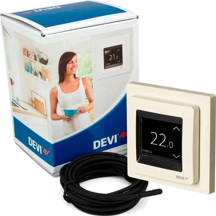 Програмований Терморегулятор DeviReg Touch Ivory