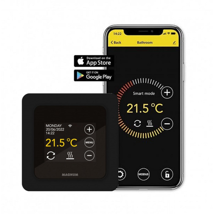Wi-Fi Терморегулятор Magnum MRC Чорний
