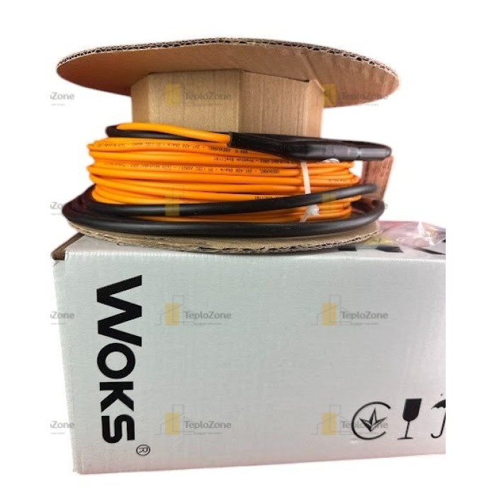 Тепла підлога Woks-18 (Україна) нагрівальний кабель під плитку