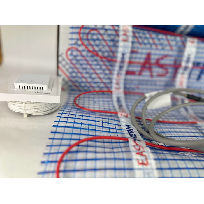 Комплект теплої підлоги Нагрівальний мат Easytherm EM + Wifi Терморегулятор Castle АС 602 Н