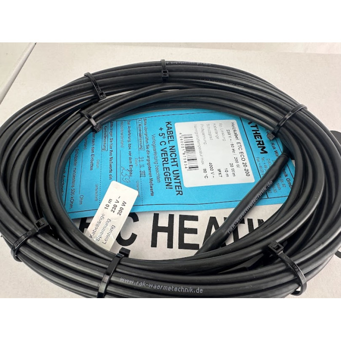 Тепла підлога Extherm ETC ECO 20 (Німеччина) кабель під плитку.