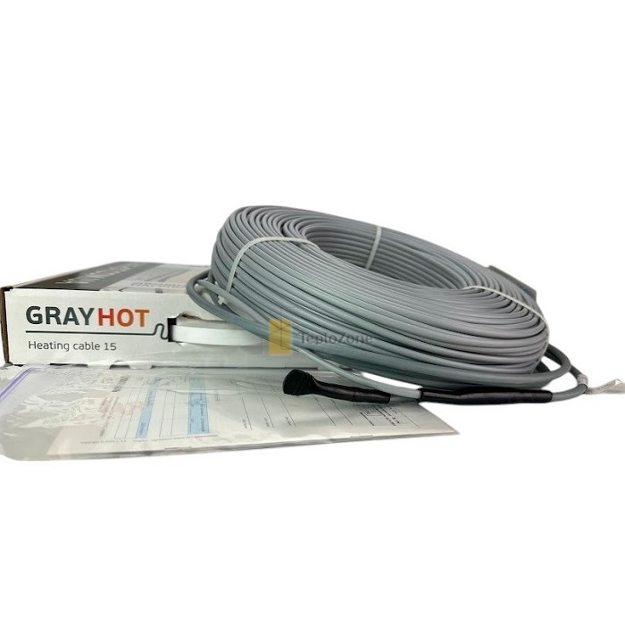 Теплый пол Grayhot 15 (Украина) кабель под плитку.