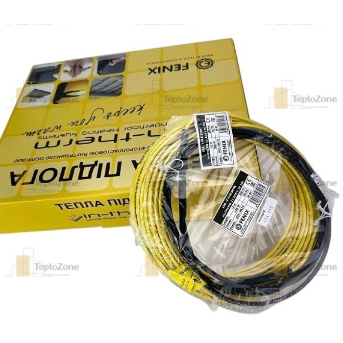 Тепла  підлога In-Therm ADSV 20 (Чехія) Нагрівальний кабель під плитку