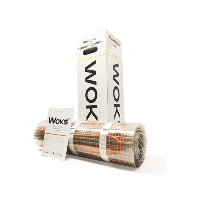 Мат для теплої підлоги під плитку Woks