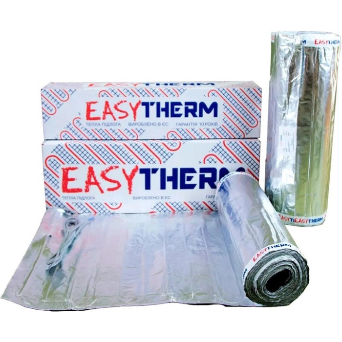 Алюмінієвий нагрівальний мат Easy-Therm тепла підлога під ламінат
