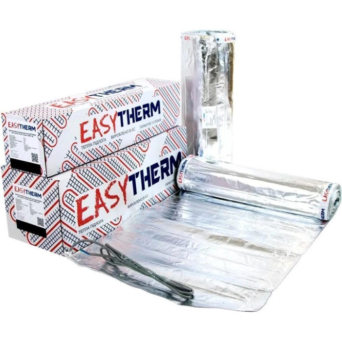 Алюмінієвий нагрівальний мат Easy-Therm тепла підлога під ламінат