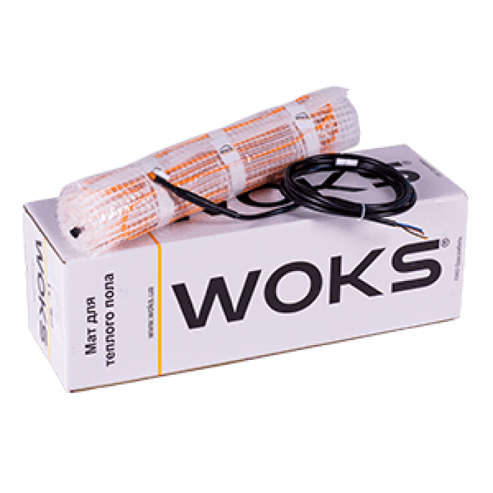Мат для теплої підлоги під плитку Woks
